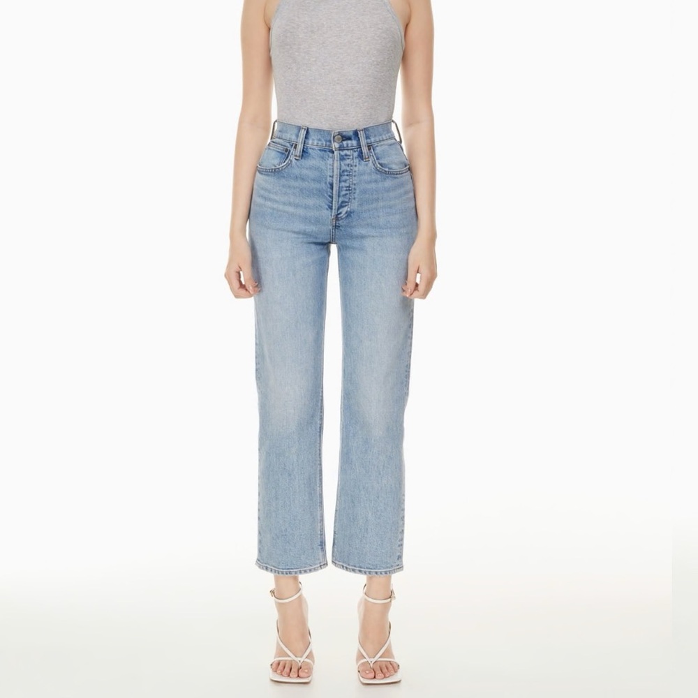 Aritzia Arlo High Rise Straight Jean, Size 24, NWT